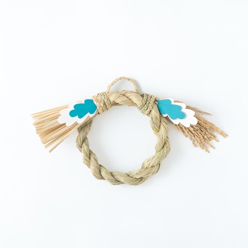 〔 予約販売 〕おじいちゃんから受け継いだしめ縄2025お正月 (⚪︎)《送料込価格》