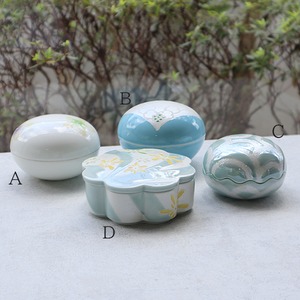 【アウトレット福袋】【送料無料】有田焼 蓋物福袋 水色4点セット