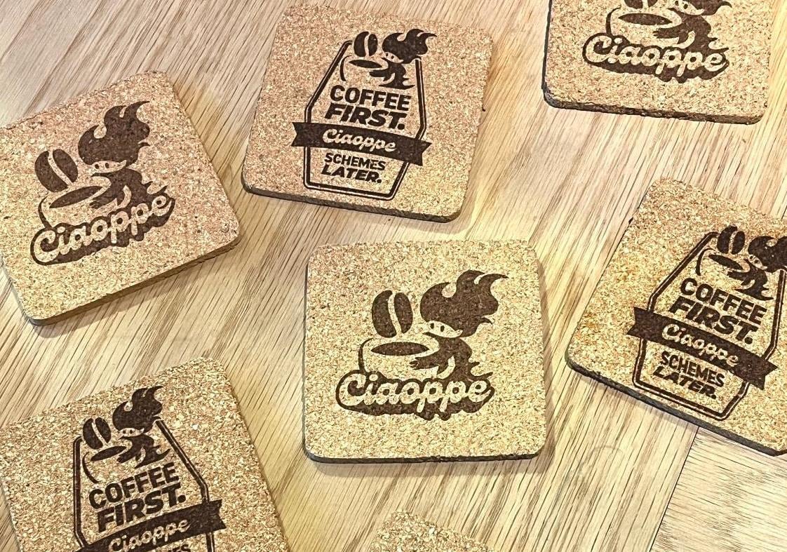 コルクコースター | チャオッペ｜大阪発・自家焙煎のやさしいコーヒー