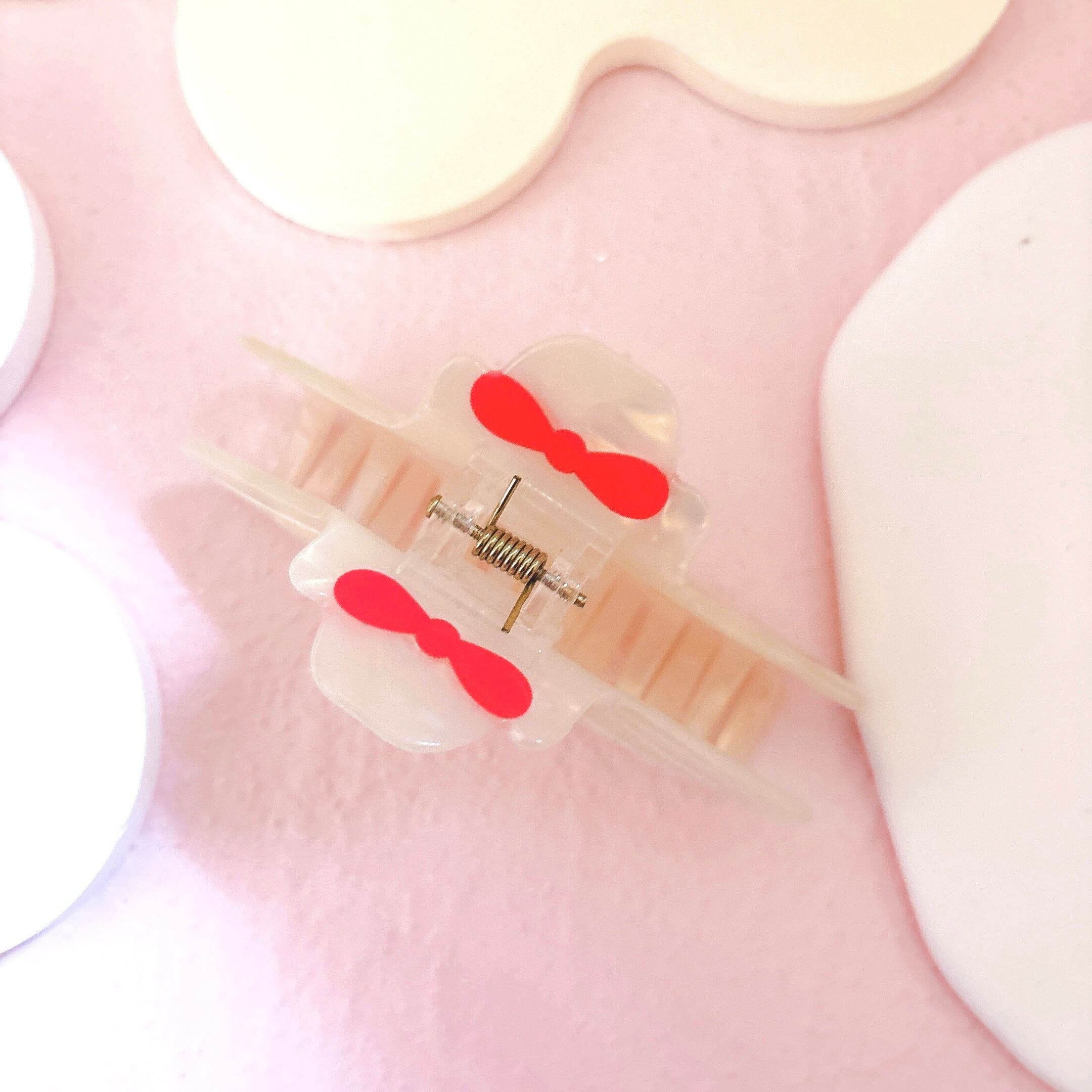 わんわん マルチーズのかわいいヘアクリップ | 動物や生き物の