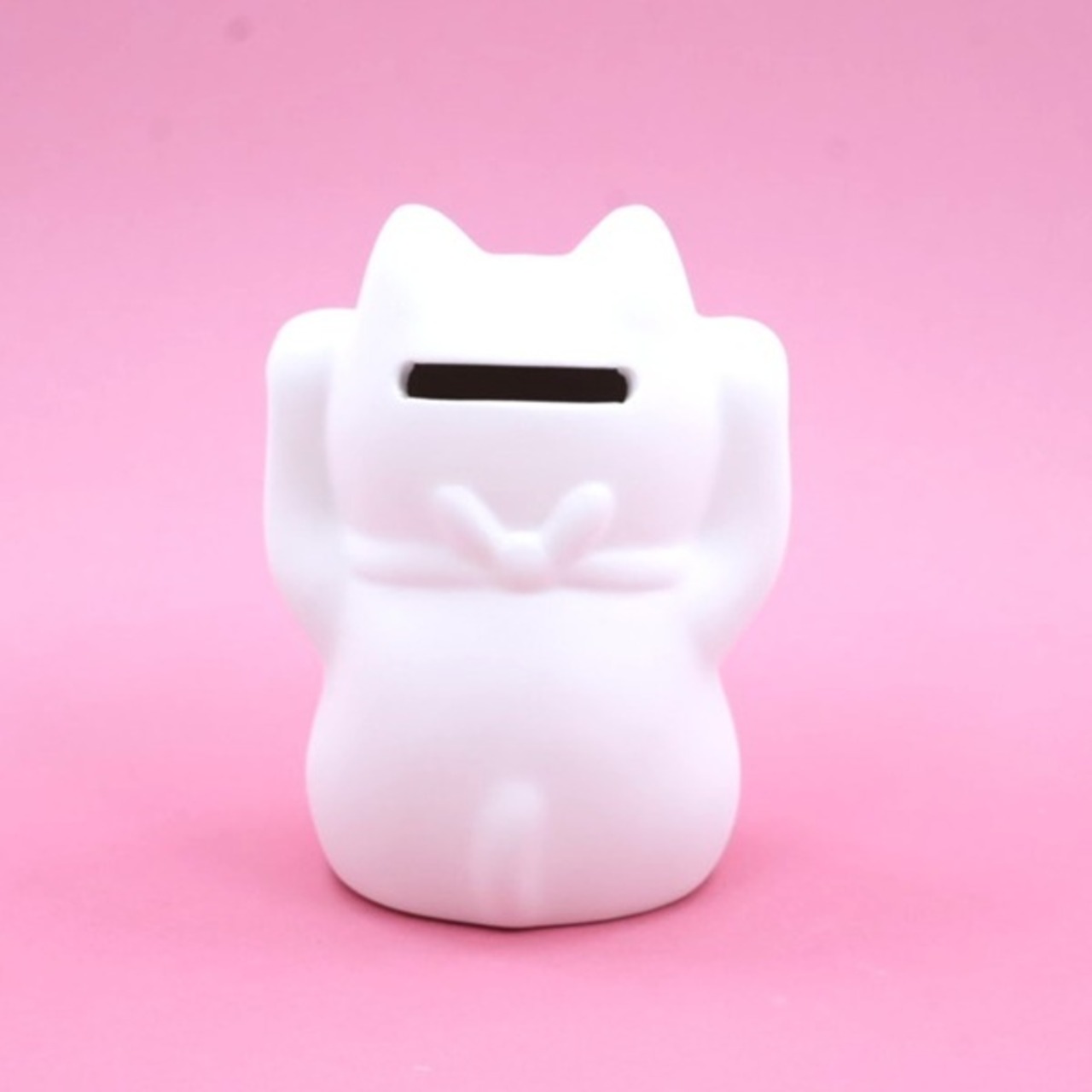 お絵描き招き猫(両手上げ)