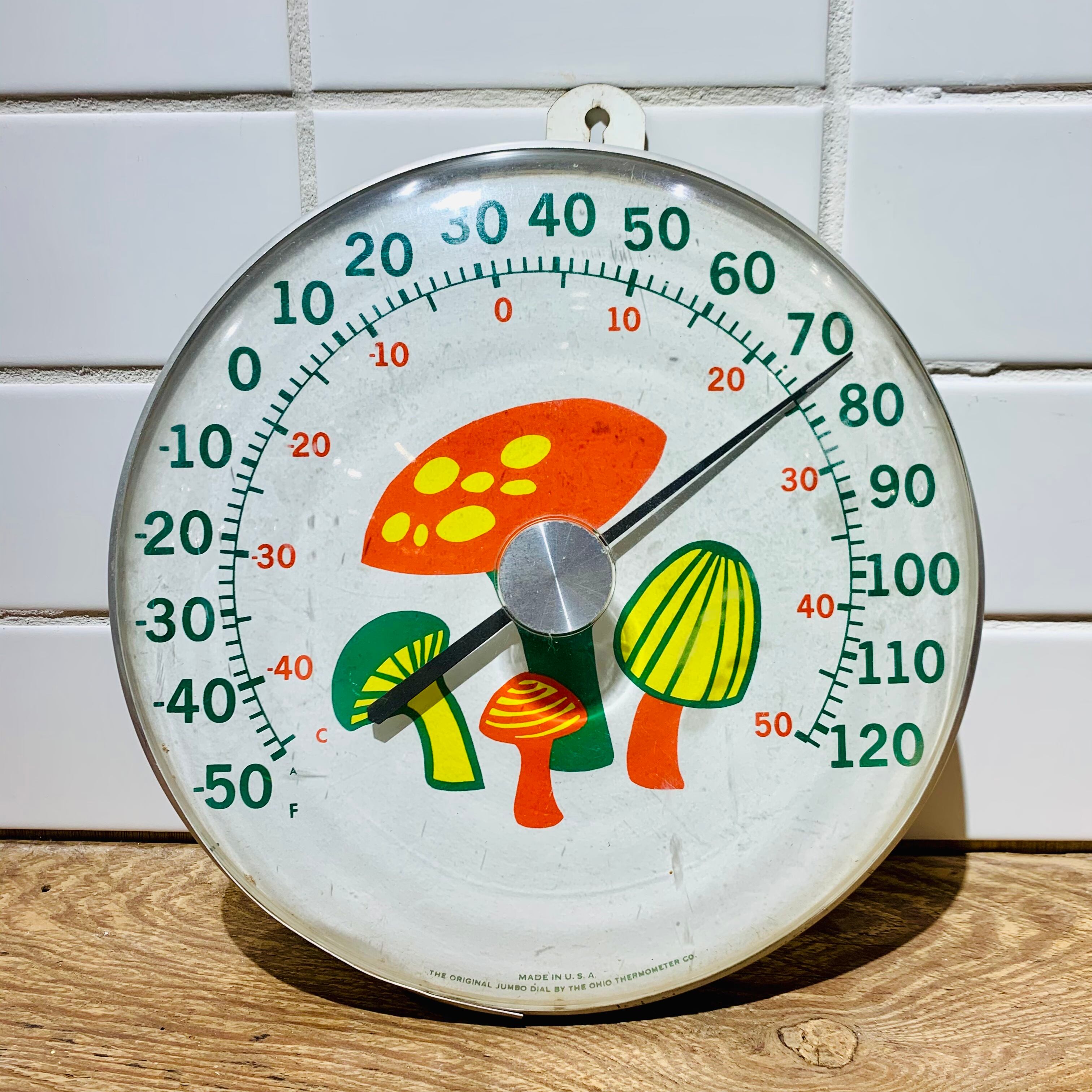 The Original Jumbo Dial “Mushroom” Thermometer