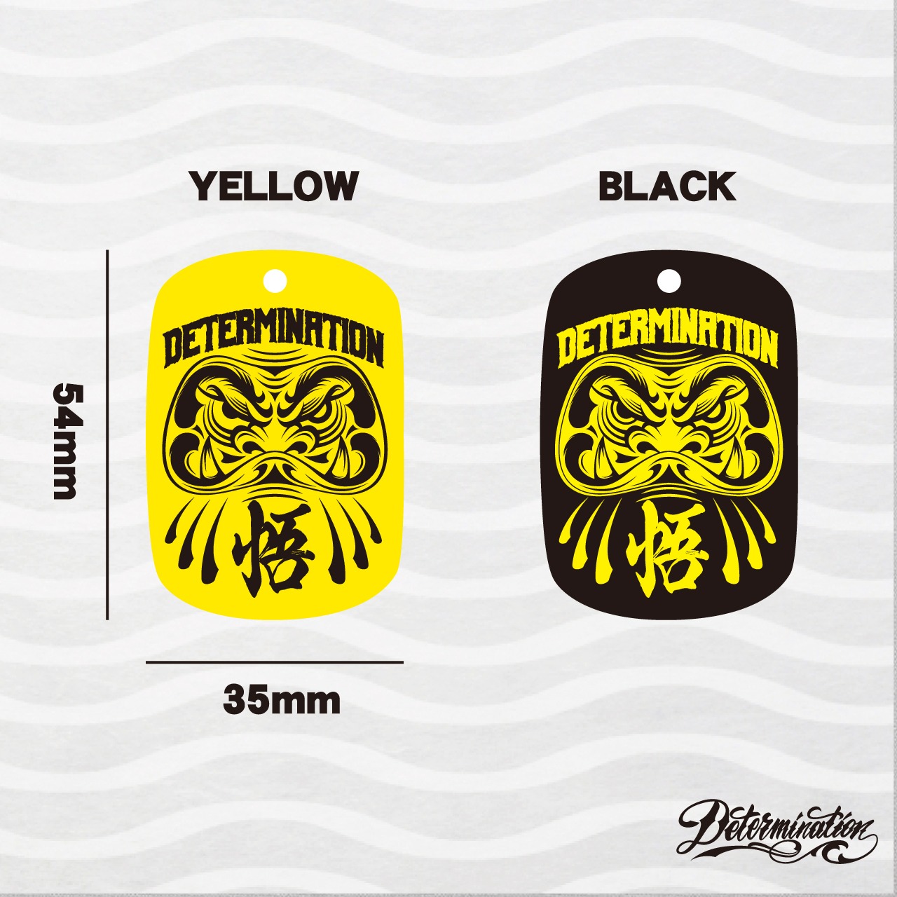 閻魔達磨ラバーキーホルダー【TIKTOK】