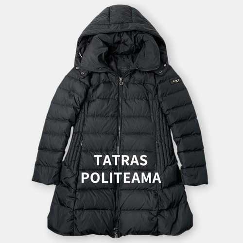 美品 TATRAS タトラス 20AW ポリテアマ ダウンコート ジャケット 黒 / J&NREUSE レディース アウター