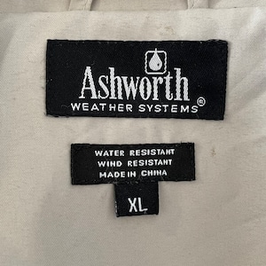 【Ashworth】刺繍ロゴ スウィングトップ ブルゾン ジャケット ジャンパー XL ビッグサイズ US古着