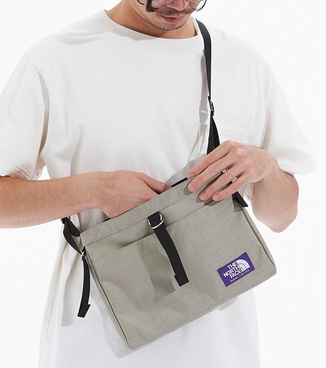 THE NORTH FACE PURPLE LABEL Small Shoulder Bag NN7757N HB(Gray Beige)