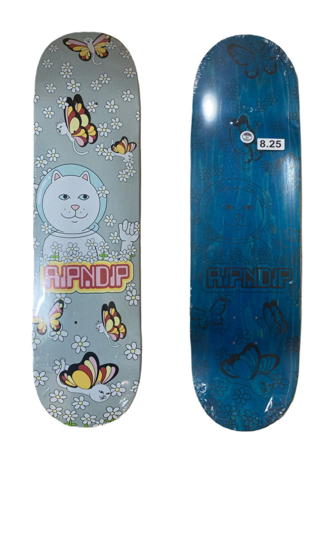 スケートボードデッキ　スケボーデッキ　RIPNDIP 8.25 未使用　スケボー スポーツ/アウトドア その他 (新品未使用シュリンク付き) RIPNDip