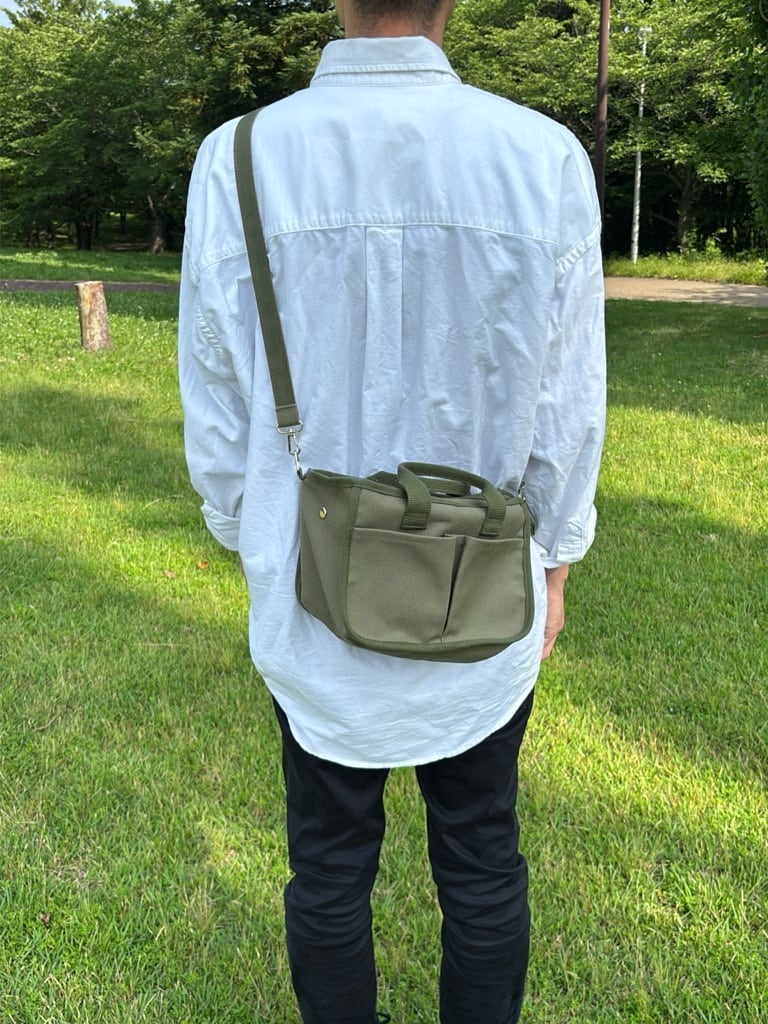 ちょうどいいバッグLife 【ロゴorイニシャル加工可】 倉敷製 8号帆布