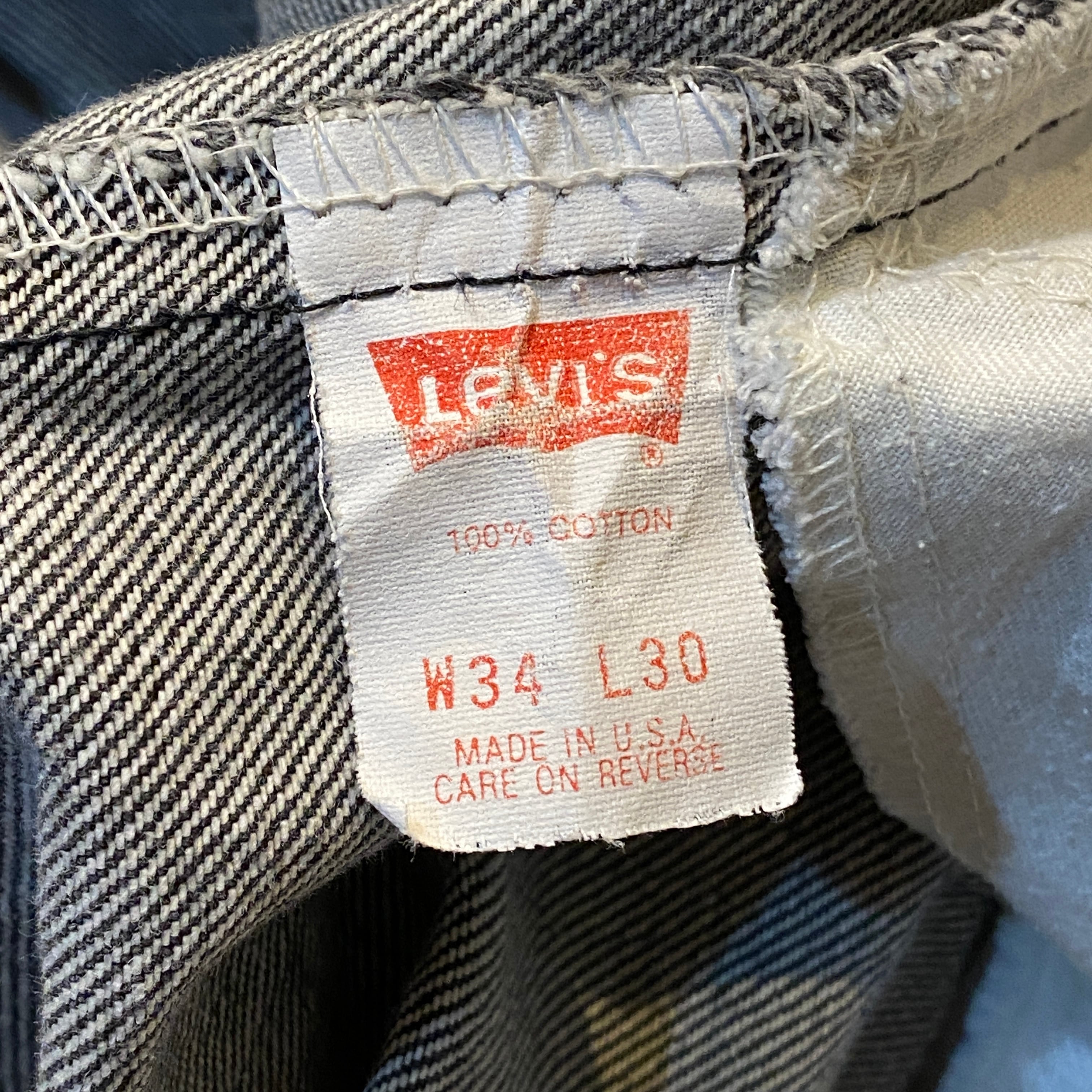 90年代 USA製 Levi's リーバイス 505 ゼブラビーズリメイク デニムパンツ Y2K 裏刻印527 インディゴブルー (メンズ 32×30)   O2553