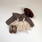 ミミマーケット / mimimarket / コーデュロイカンカンスカート / 韓国子供服 / キッズ / 26winter〖取寄〗*S~L*