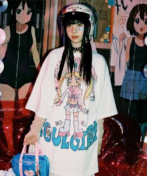★Nice Ghost Club★UNICORN CIRCLE SLIM L/S TEE 再入庫!☆IVE イソ 着用!!【NICEGHOSTCLUB】[X SOULPUSSSYCAT