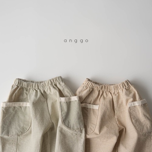 【即納・送料無料】checks pants〔チェックスパンツ〕　anggo