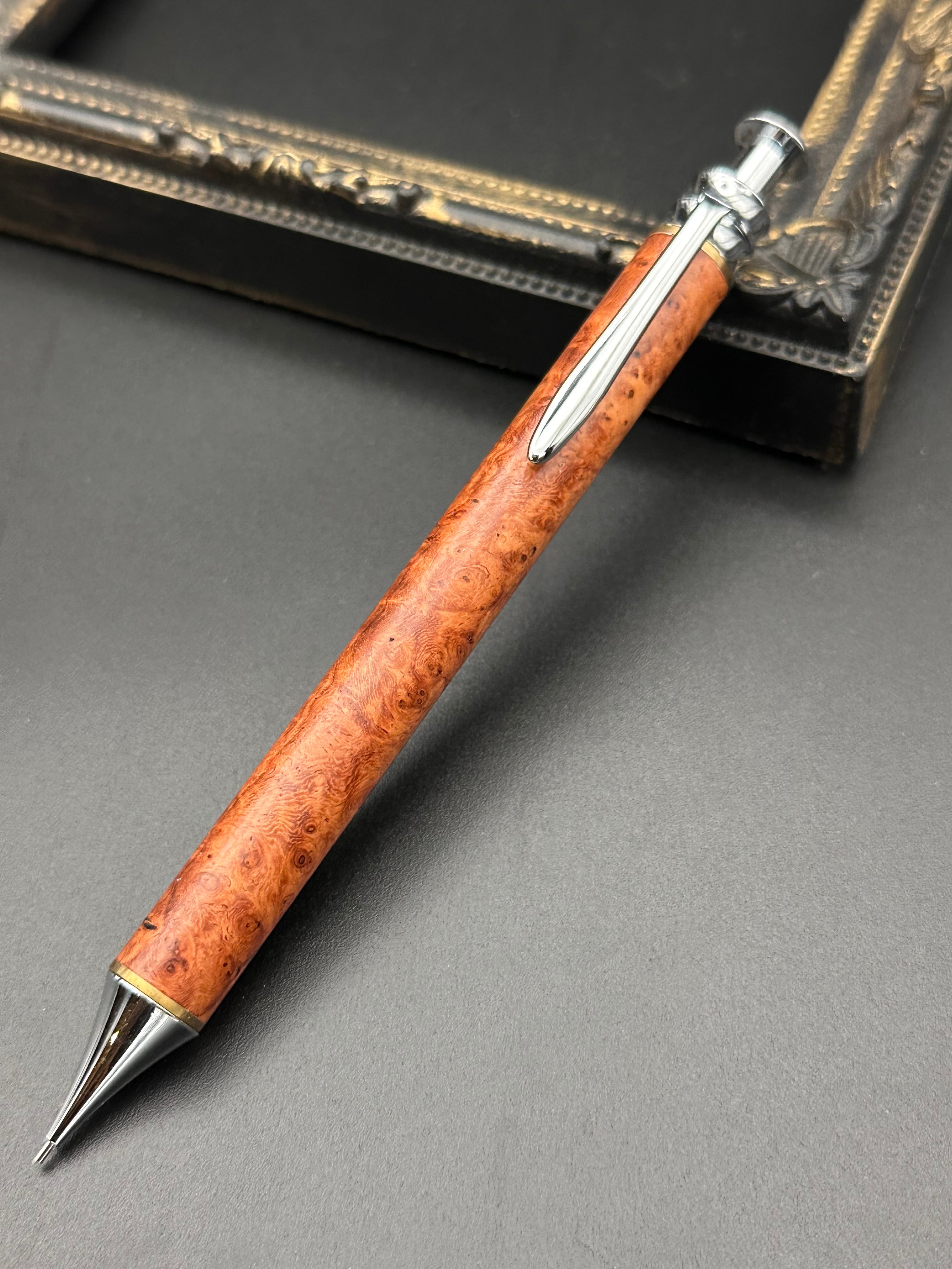 木軸ペン　シャーペン　Flamberg シャム柿 Flambergオリジナル木軸ペン | Flamberg