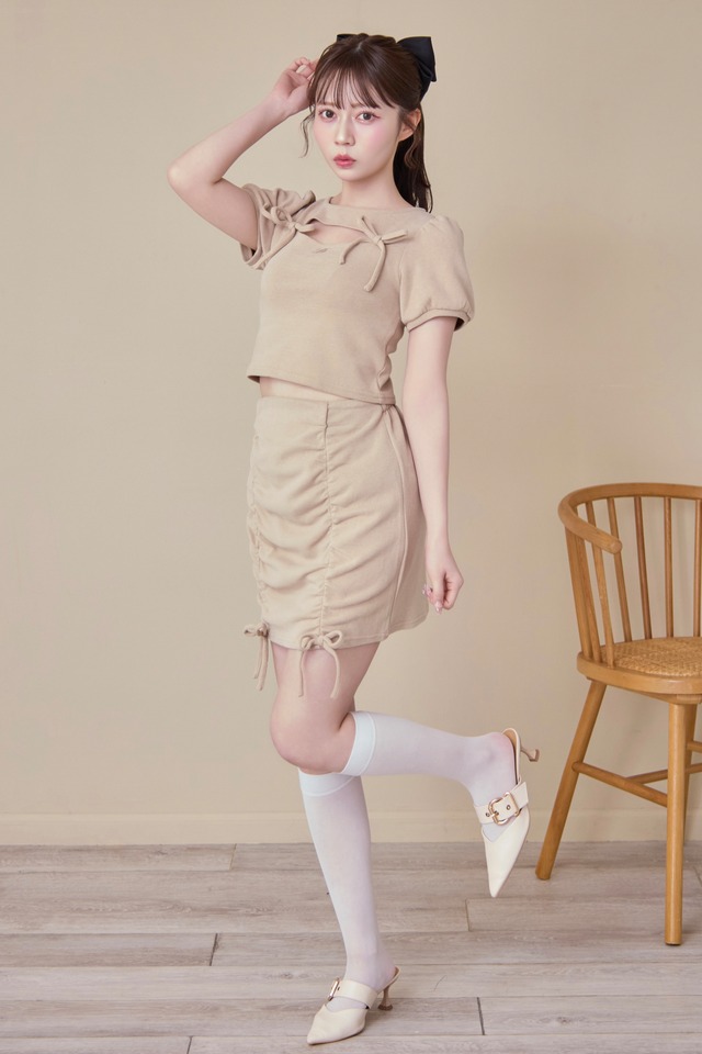 double ribbon setup(beige)
