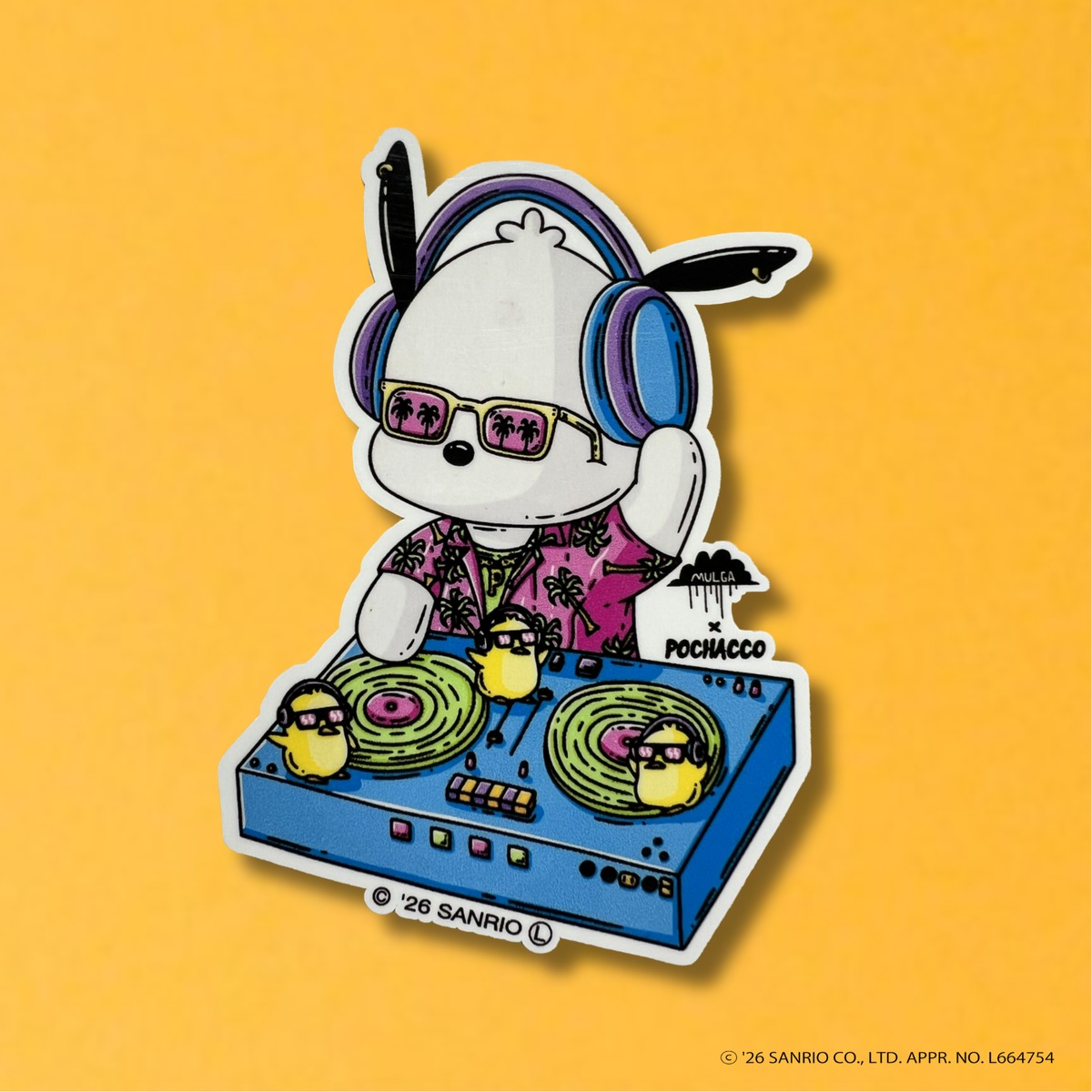ステッカー/S-S-51_MULGA x SANRIO CHARACTERS_Pochacco | MULGA THE