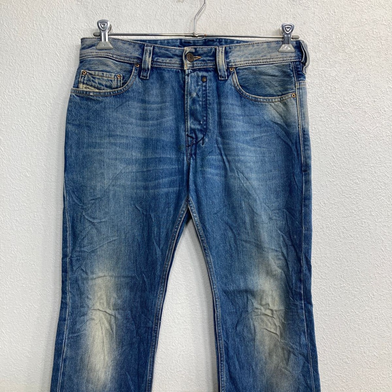 DIESEL デニムパンツ W30 ディーゼル SAFADO ボタンフライ ブルー 