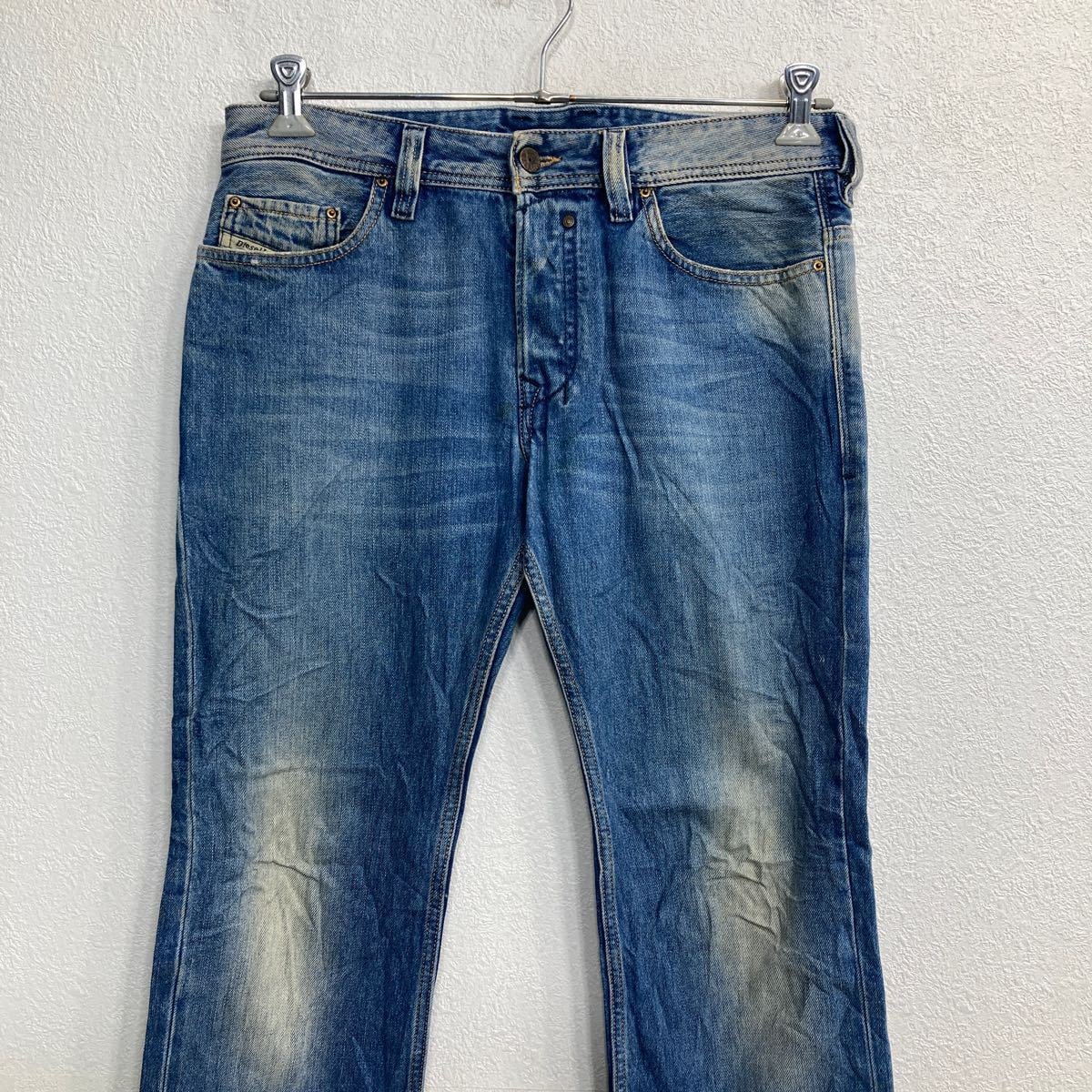 DIESEL デニムパンツ W30 ディーゼル SAFADO ボタンフライ ブルー 