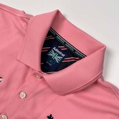 美品 ADMIRAL GOLF アドミラル ゴルフ メッシュ 半袖 ポロシャツ サイズM /メンズ/ピンク