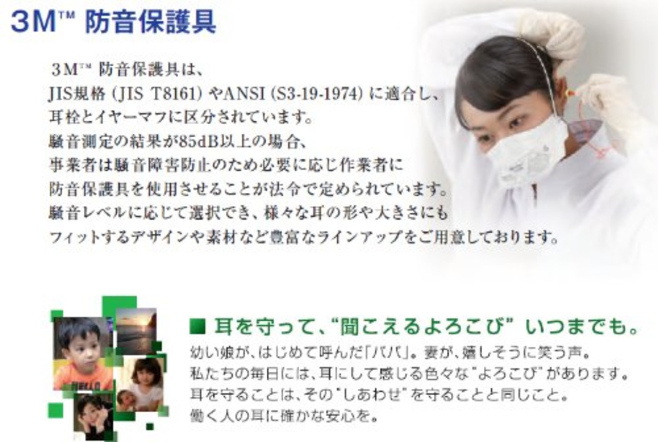 スリーエム(3M) 3M 防音 イヤーマフ JIS適合品 PELTOR ネックバンド式 H6B/V