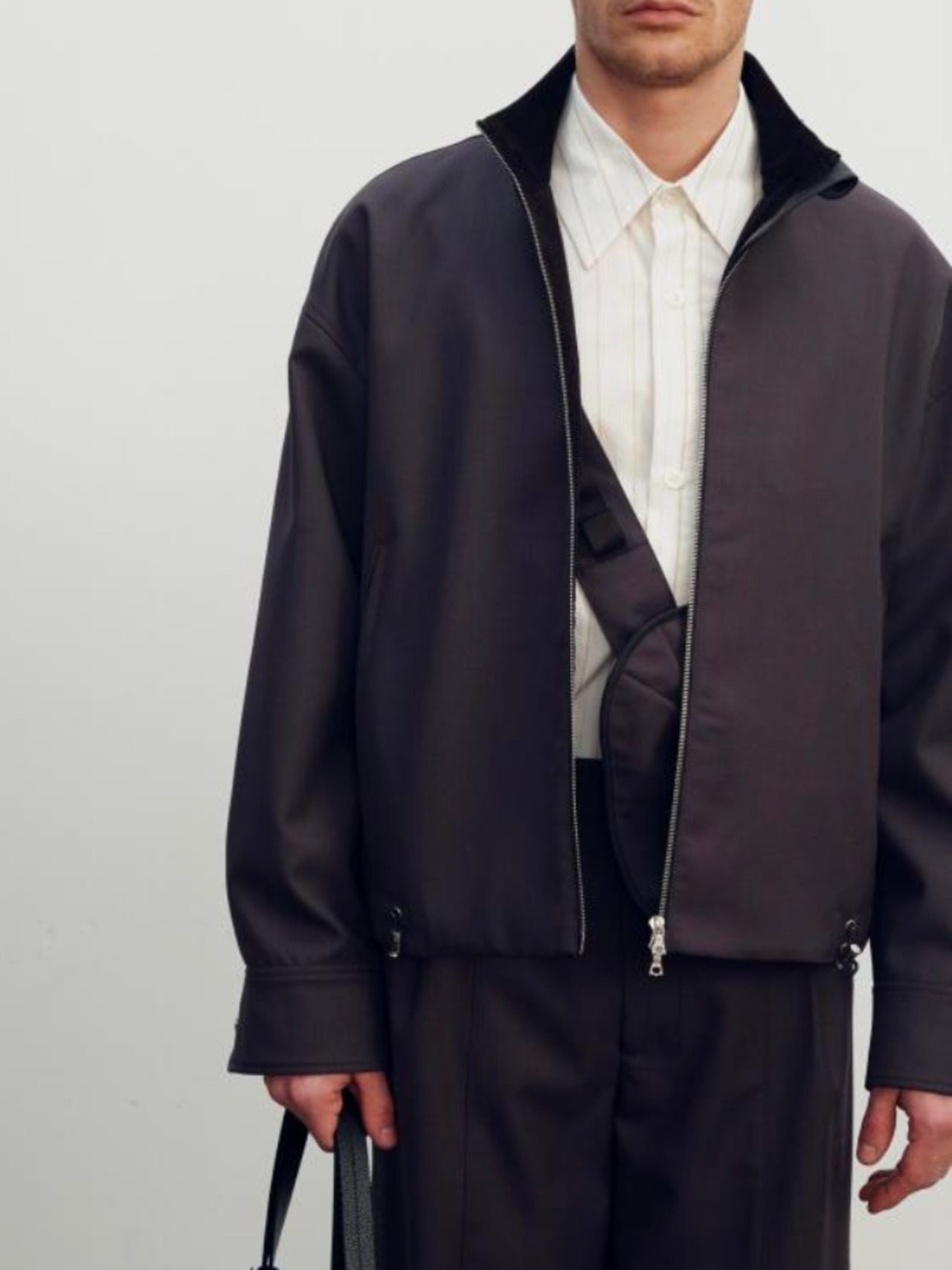 【26AW | MEN】 NULLUS ヌルス / ジャケット / MESSENGER BAG POCKET JACKET / NUAW26JAC010 - 2
