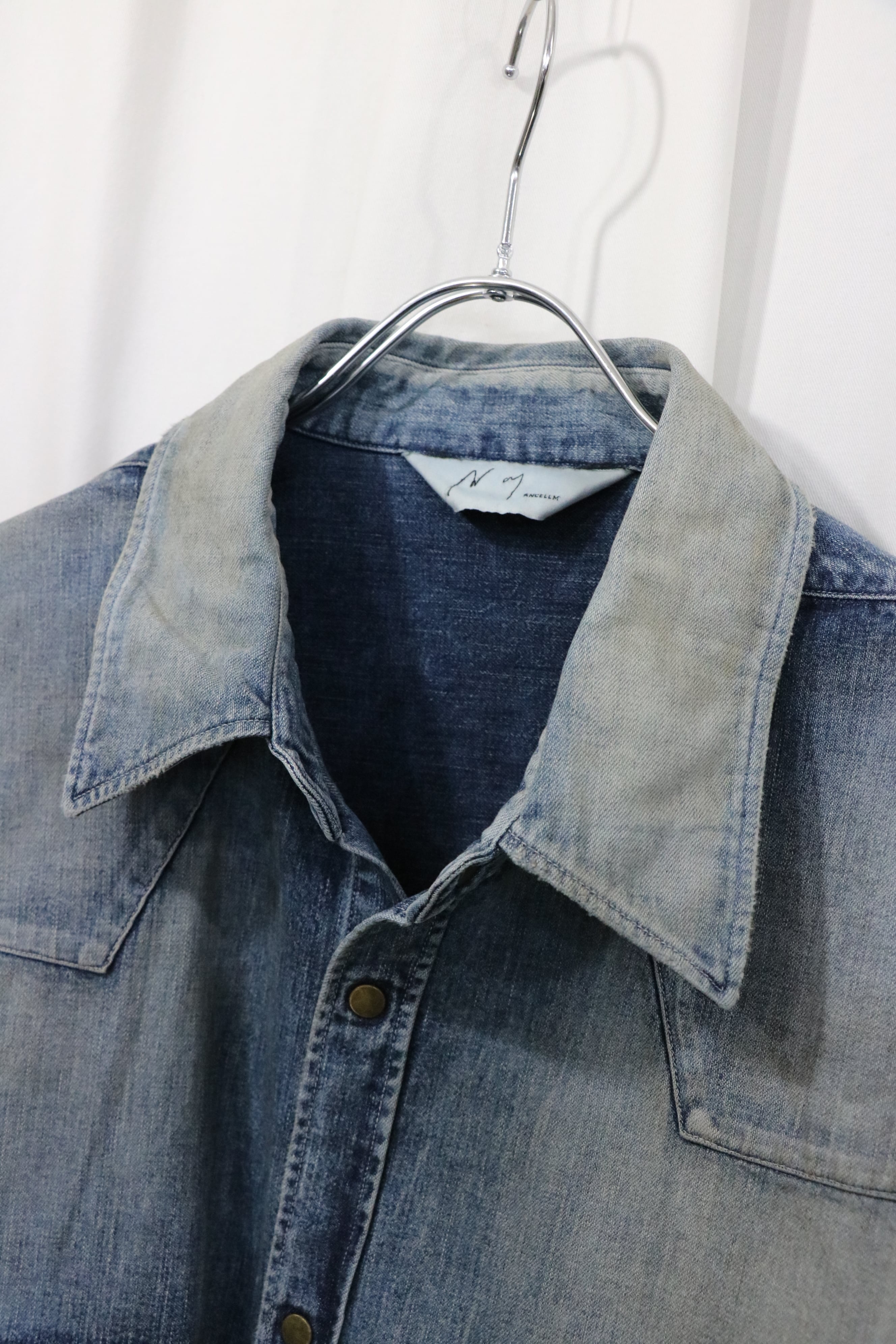 Ancellm - DENIM WESTERN SHIRT - / ANC-SH50 / アンセルム デニム 