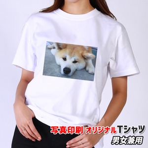 オリジナル 写真印刷 Tシャツ 男女兼用