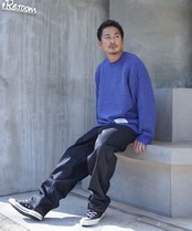 【#Re:room】SEASIDE BIG CREW KNIT［REK138］