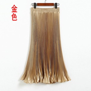 ★フリー☆ロング丈のプリーツスカ－ト (SKN9249) 