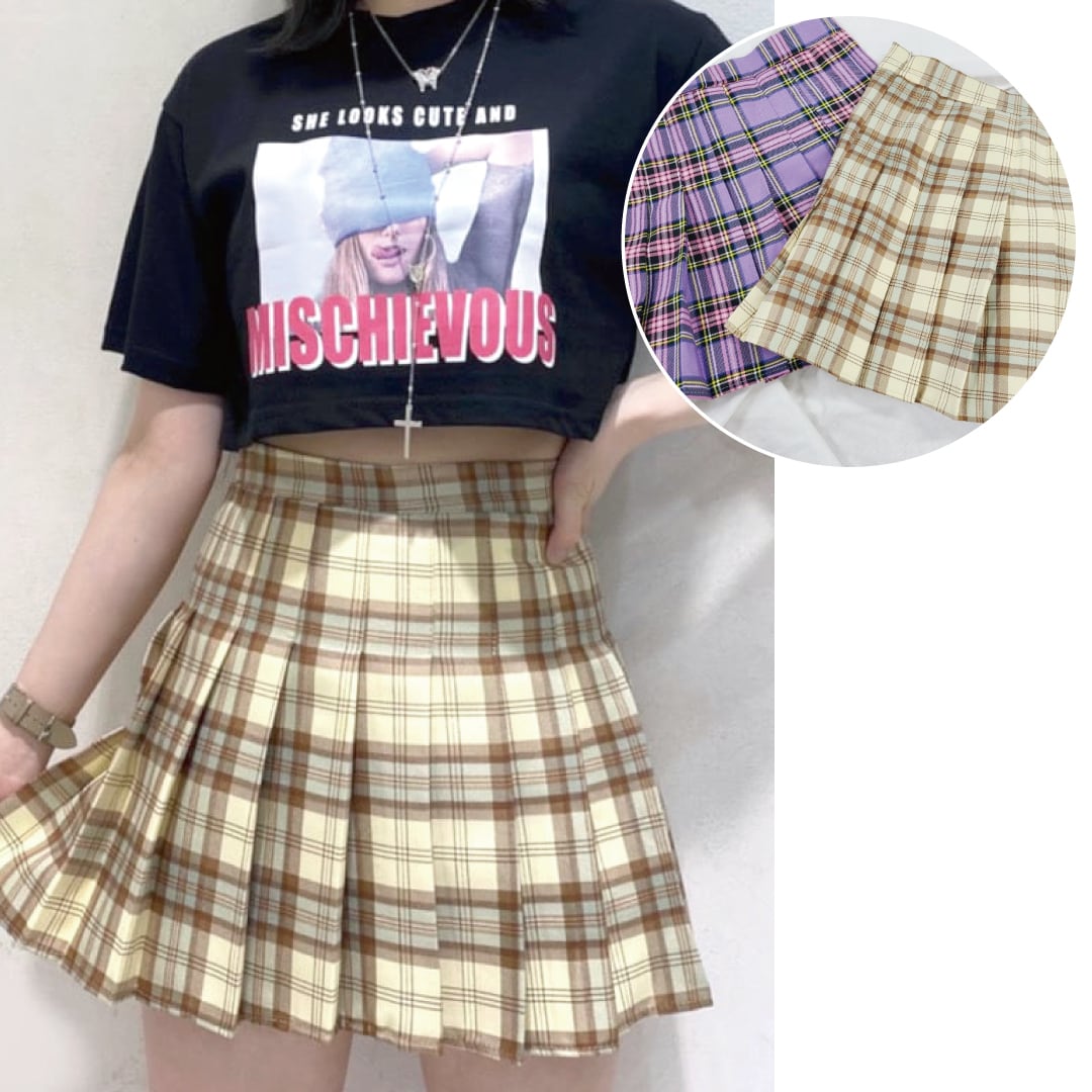 50%OFF】チェックプリーツスカート | VOLCAN&APHRODITE 公式通販