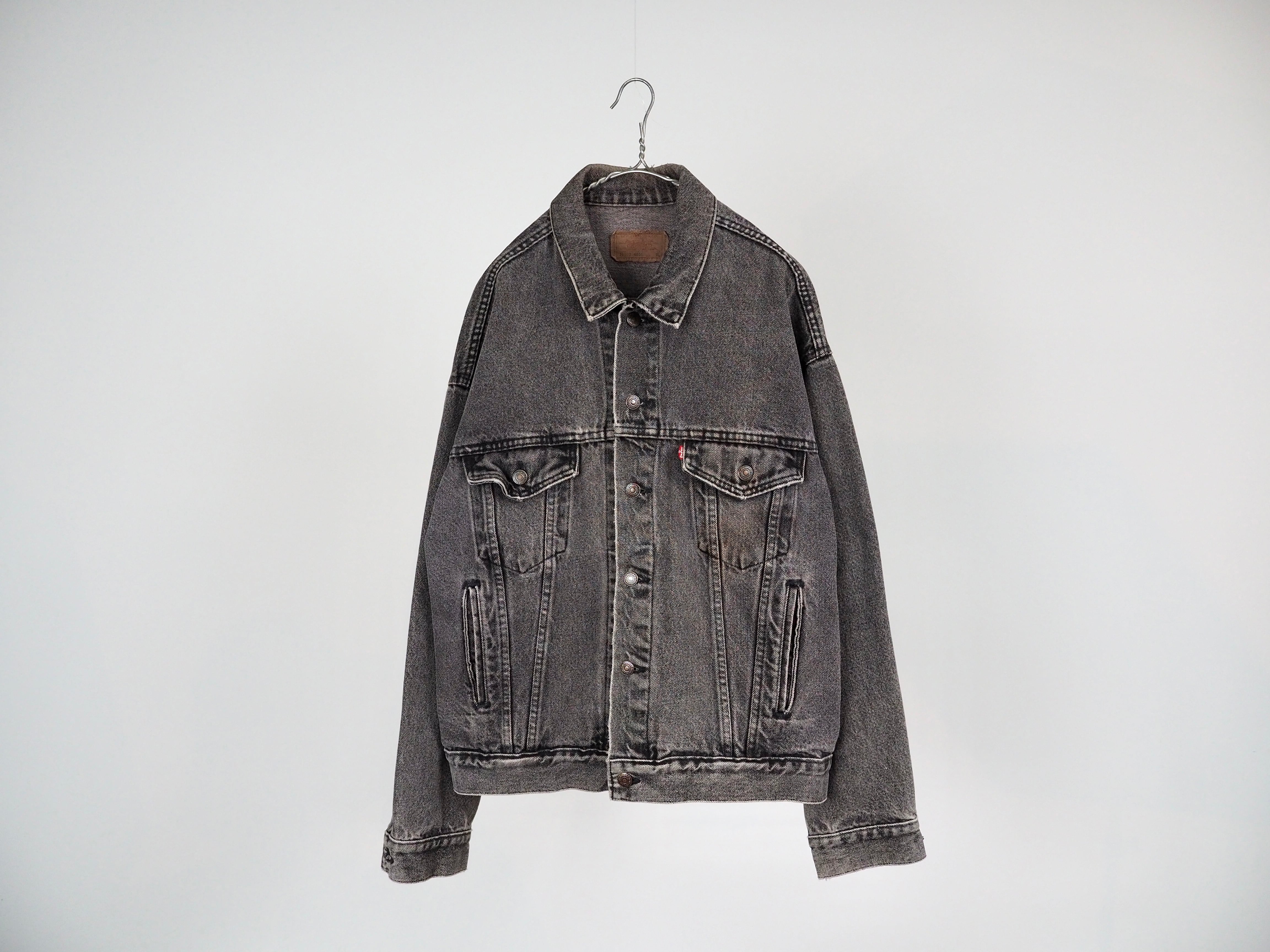 Levi’s USA 70507-4858 black denim jacket XL