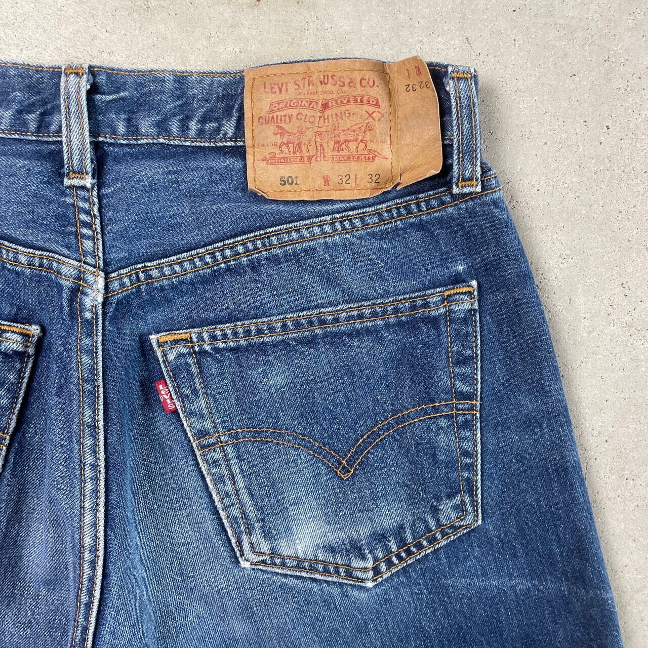 リーバイス501 Levis W32 古着 青 カナダ製 90s 17477 00年代 カナダ製 