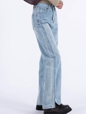 Line slit denim（ラインスリットデニム）c-306