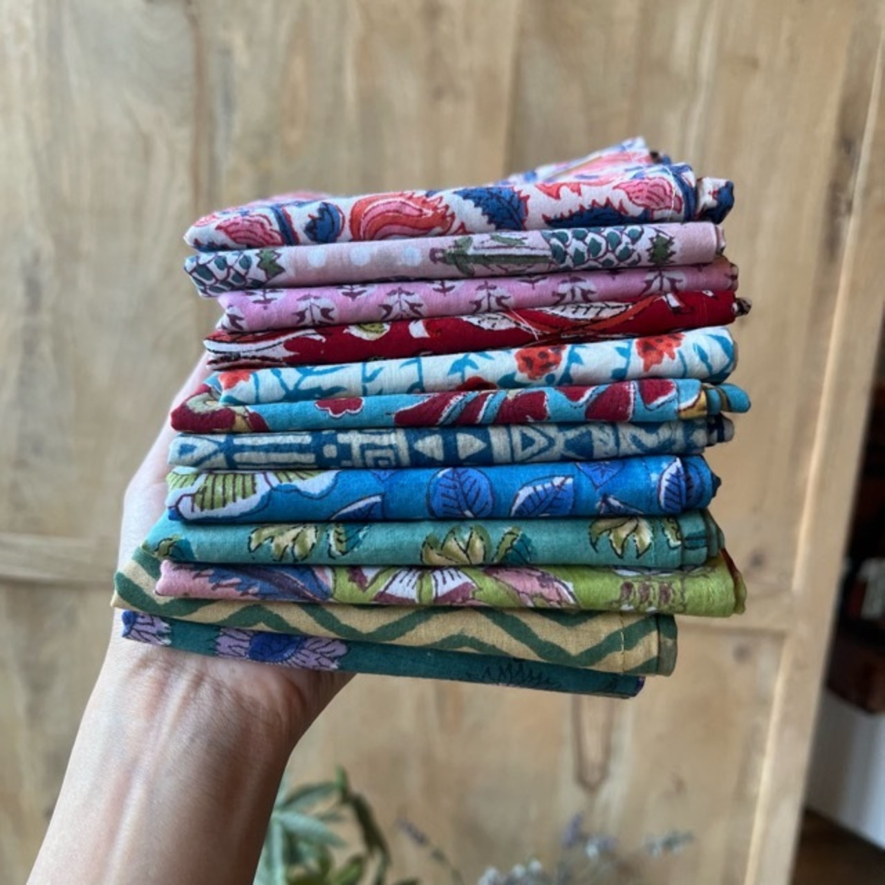 Rapid Woodblock Print Bandana 　12Type　A〜L ラピド木版プリントバンダナ 12タイプ バンダナ　かわいい