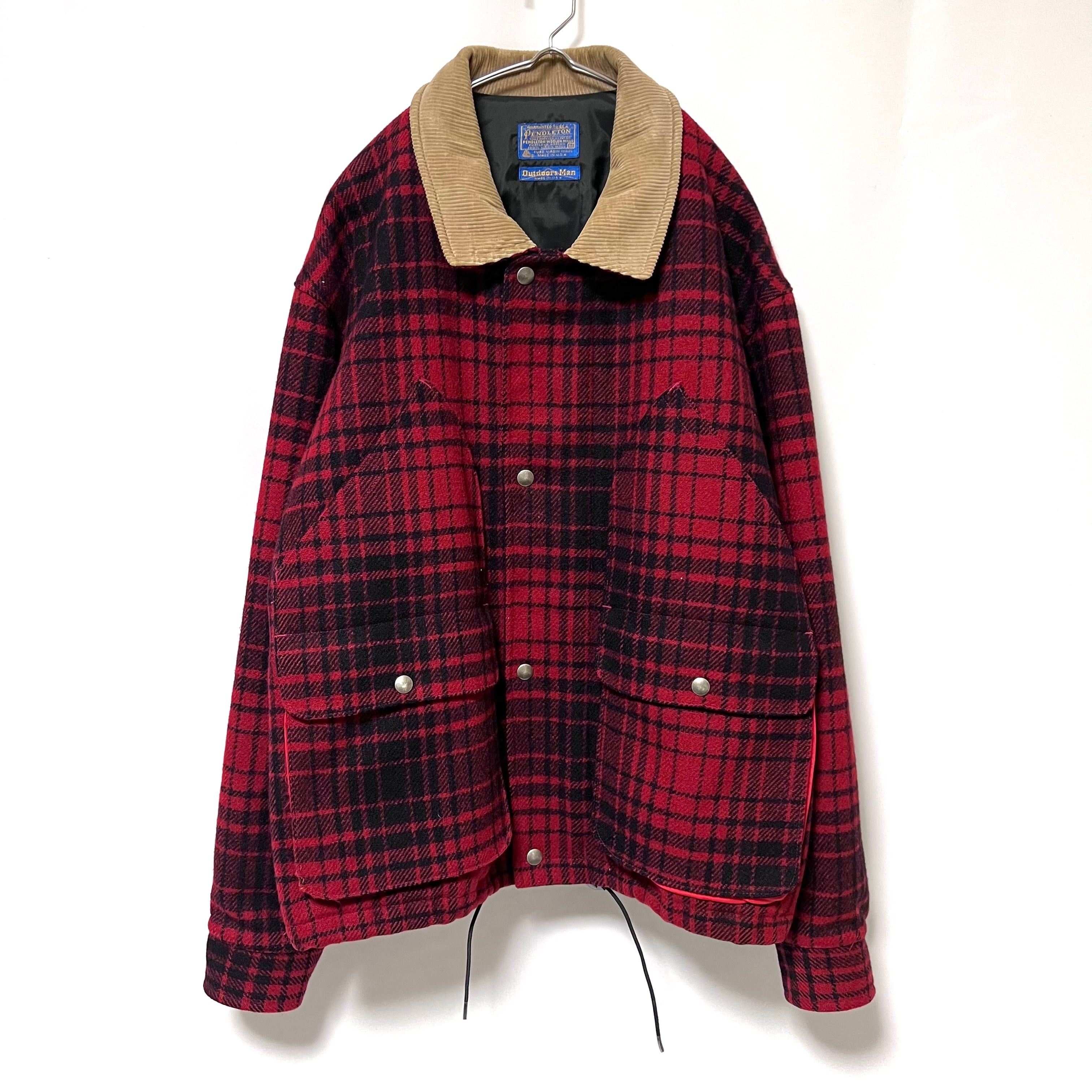 60年代 ペンドルトン PENDLETON 4ポケ バッファローチェック ウールハンティングジャケット メンズL ヴィンテージ /eaa393605