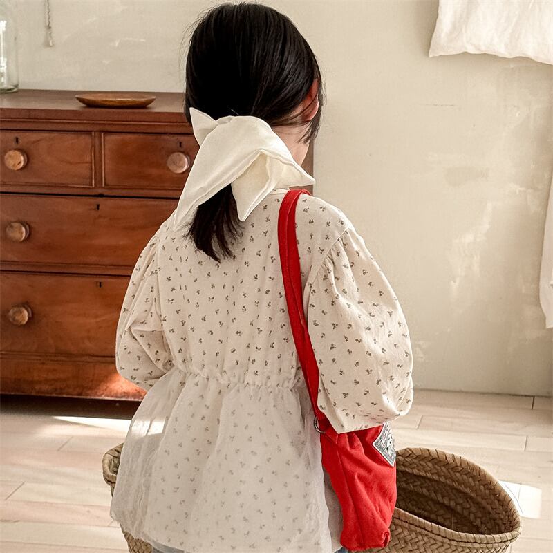 レース切り替えしフラワートップス