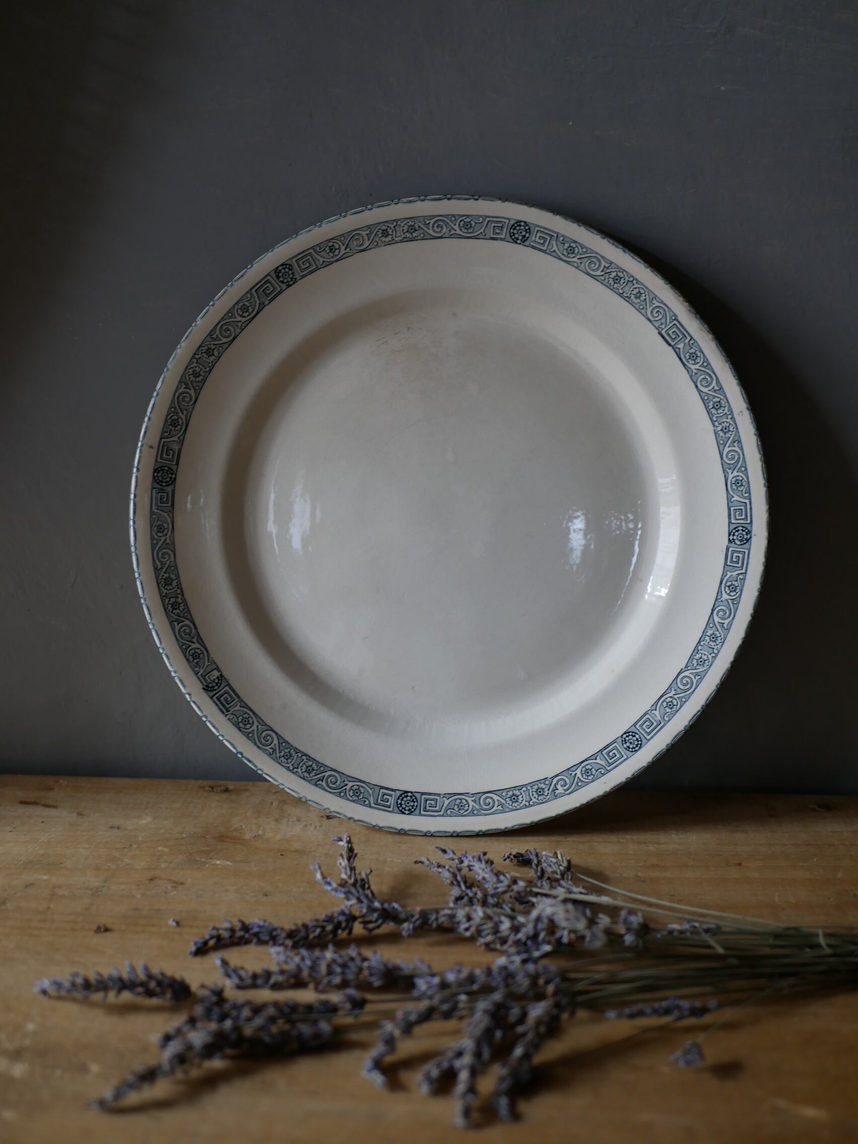 大きなプレート サラン SALIN フランスアンティーク アンティークのある暮らし