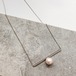 NECKLACE || 【通常商品】 BIG POINT PEARL NECKLACE SILVER || 1 NECKLACE || SILVER || FDF158