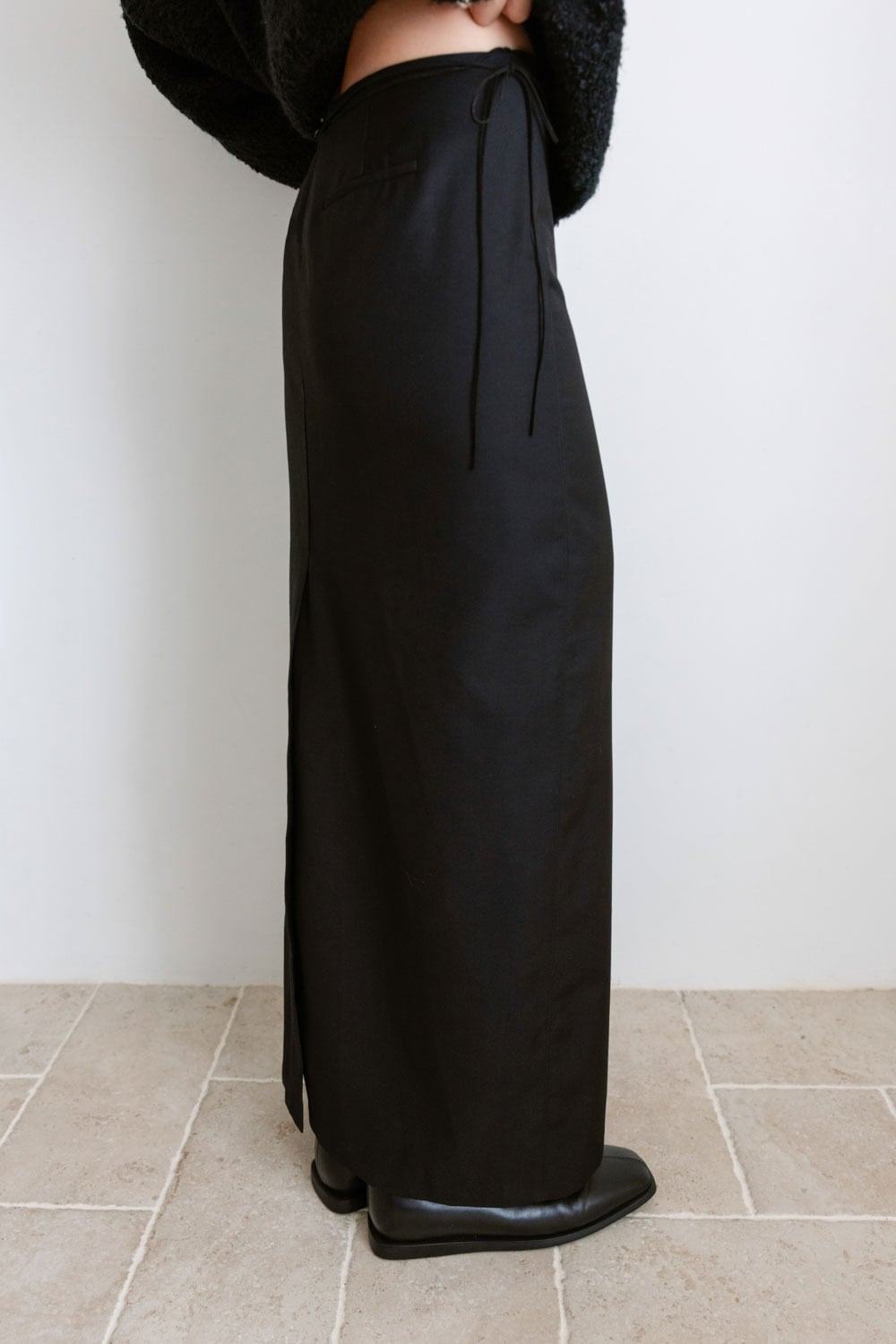 Studio Doe スリットスカート Studio Doe／Zipper Slit Skirt | polne