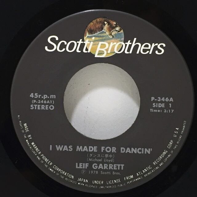 Leif Garrett / I Was Made For Dancin' [P-346A] - 画像1