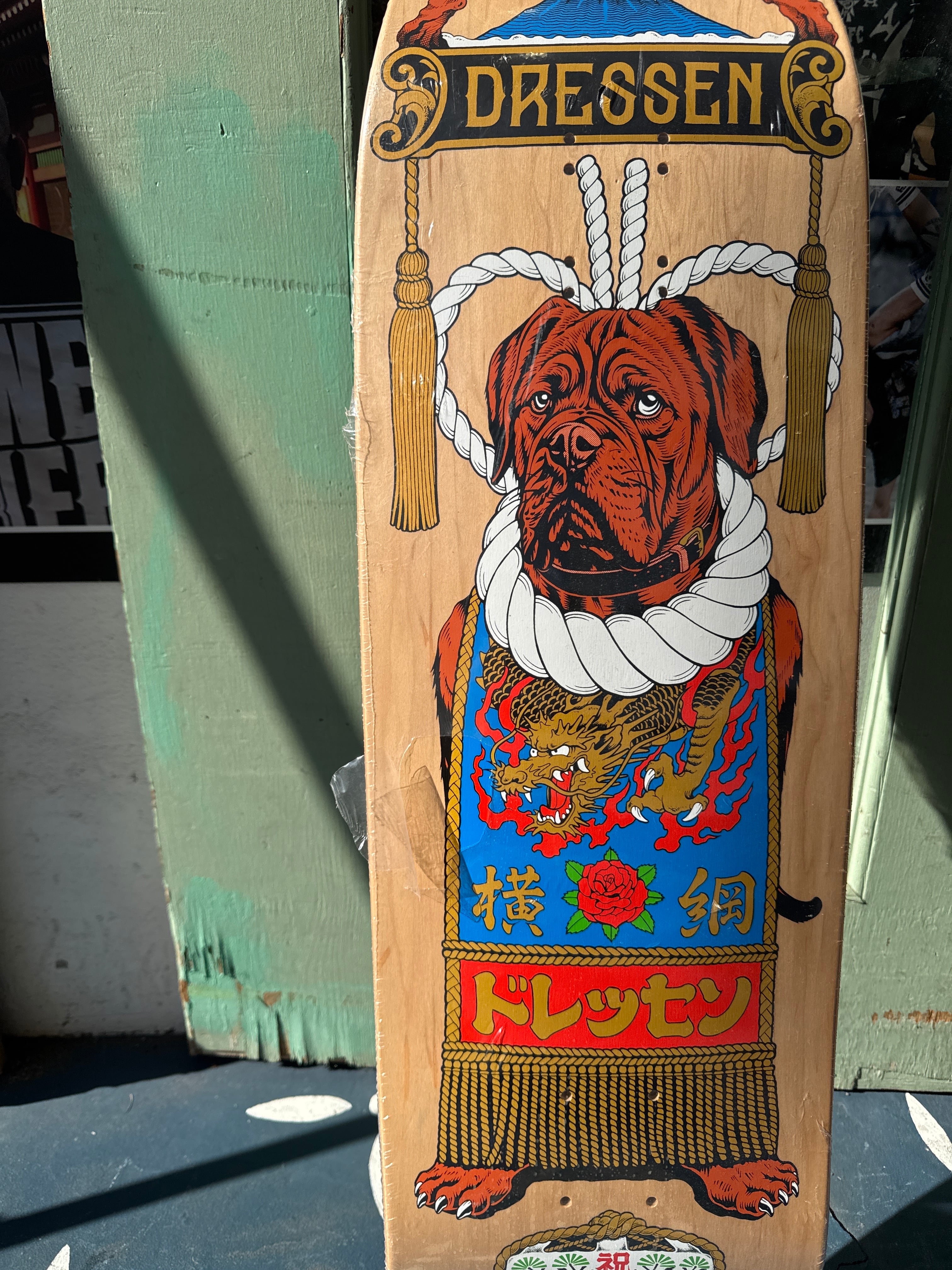 SantaCruz Eric Dressen Sumo Dogシェイプスケートボードデッキ