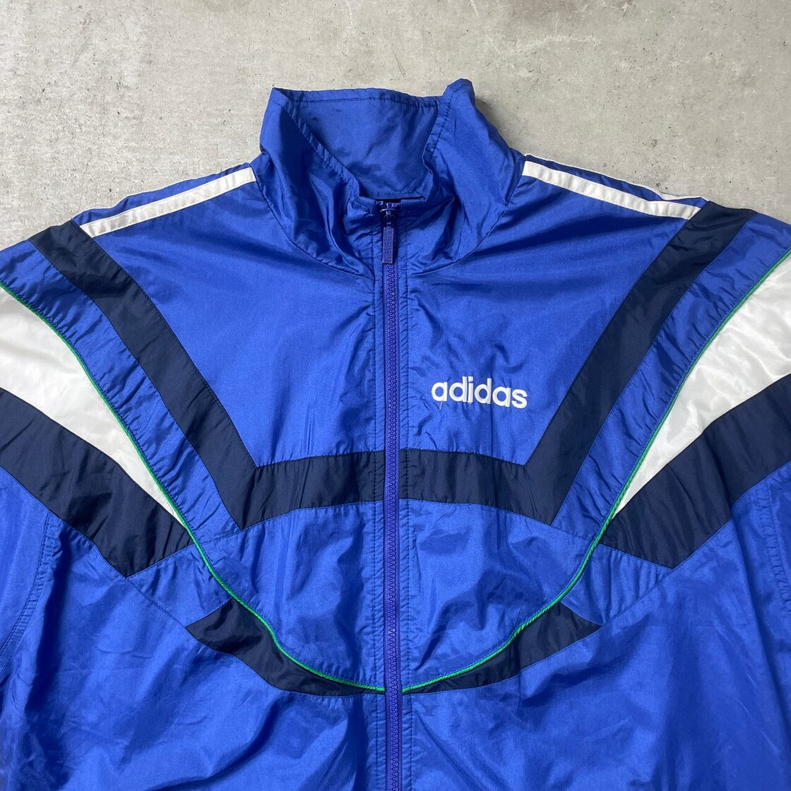 90年代 adidas アディダス ナイロンジャケット トラックジャケット 