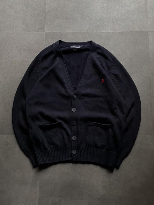 Polo by Ralph Lauren ラルフローレン M コットンニット カーディガン ネイビー