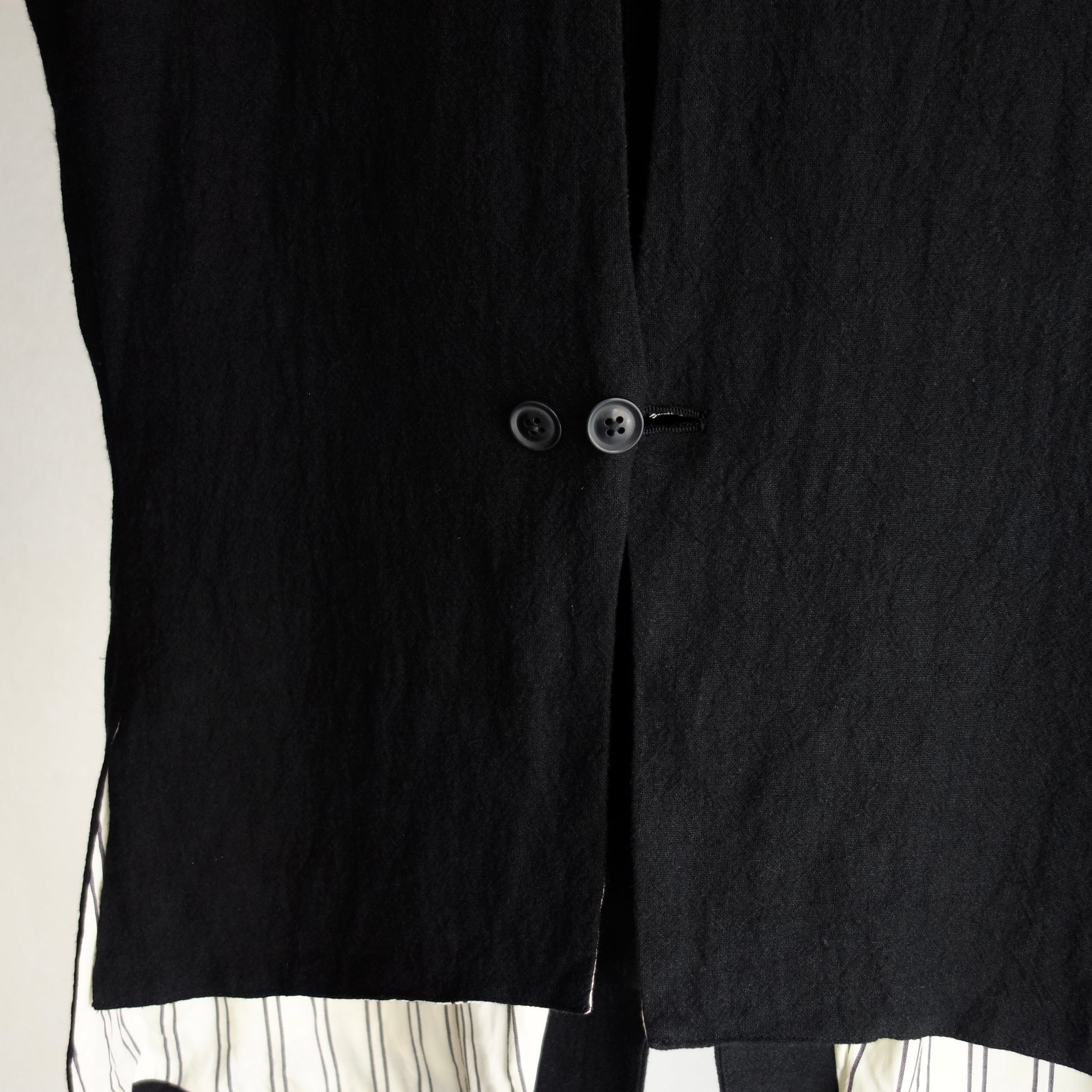 habit à la française gilet / française black | ATELIER GARDENIA