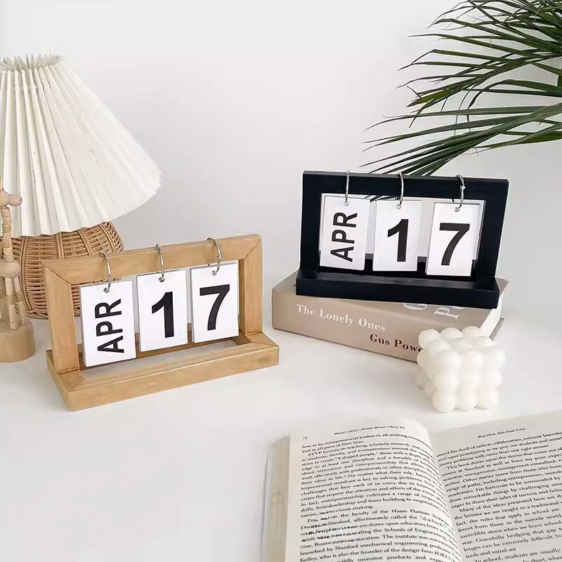 2colorシンプルデスクカレンダー