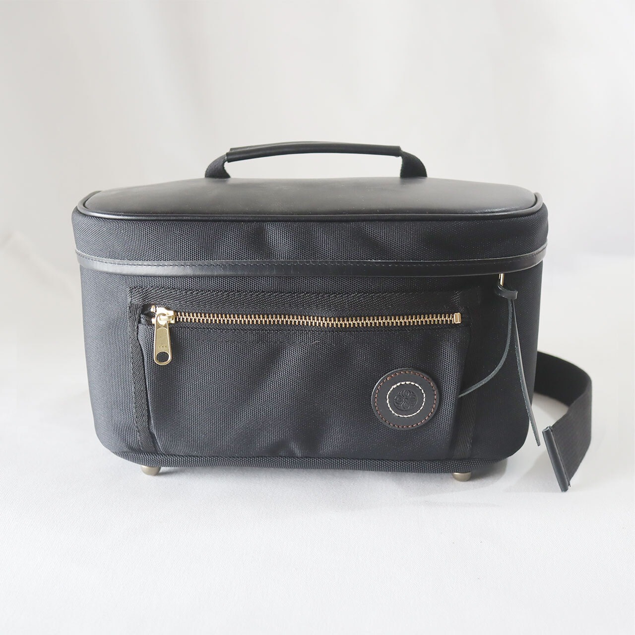 カメラバッグ：araragi camera bag-Leather top (ブラック)