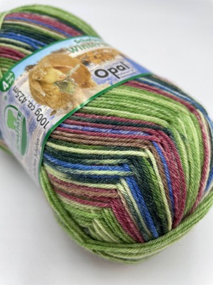 編む手が止まらない毛糸！Opalオパール- シャーフパーテ14 4ply/4本撚り 11190