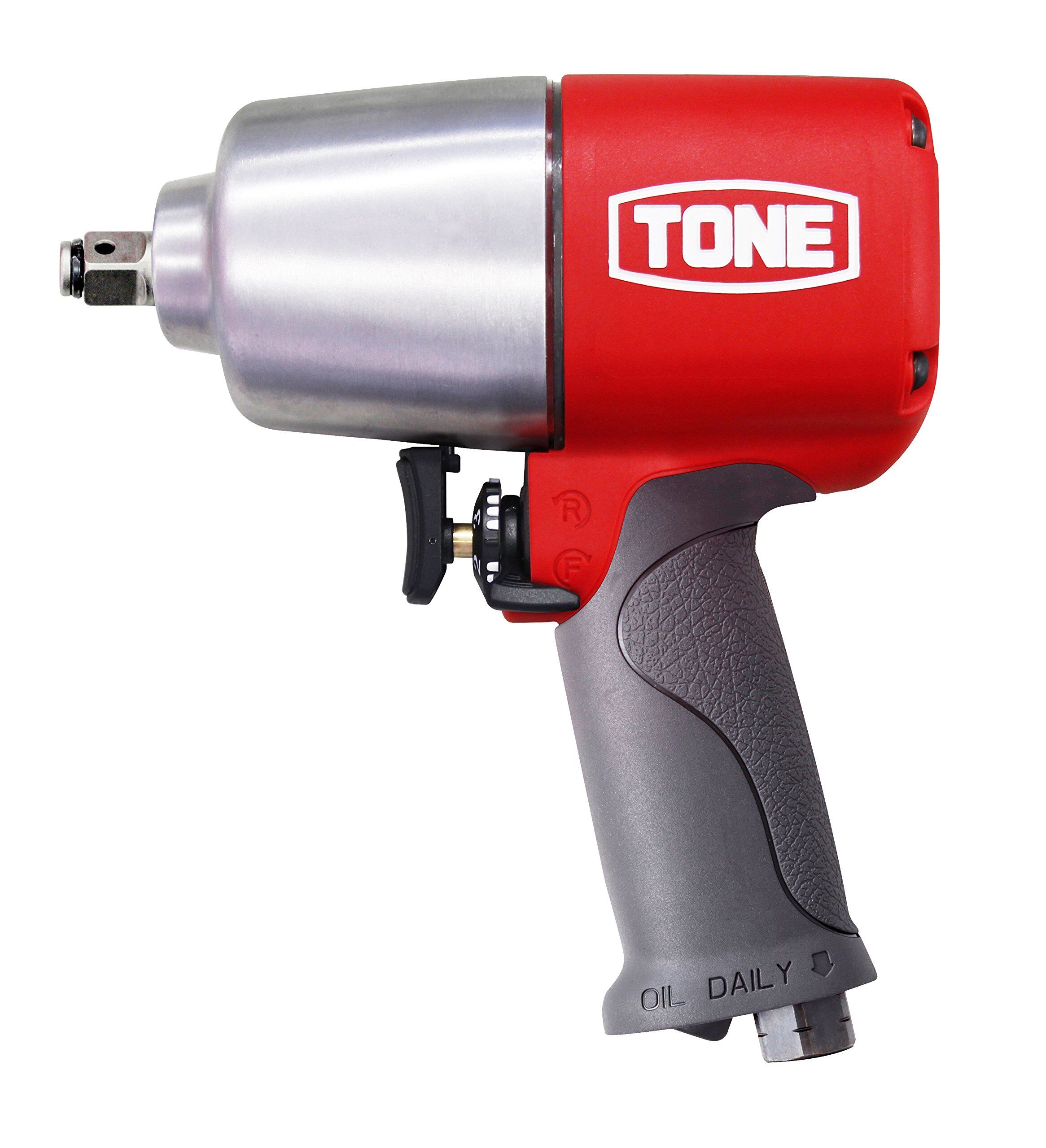 【努力特価】トネ(TONE) エアーインパクトレンチ AI4220 差込角12.7mm(1/2) レッド 右回転732N・m 左回転922N・m