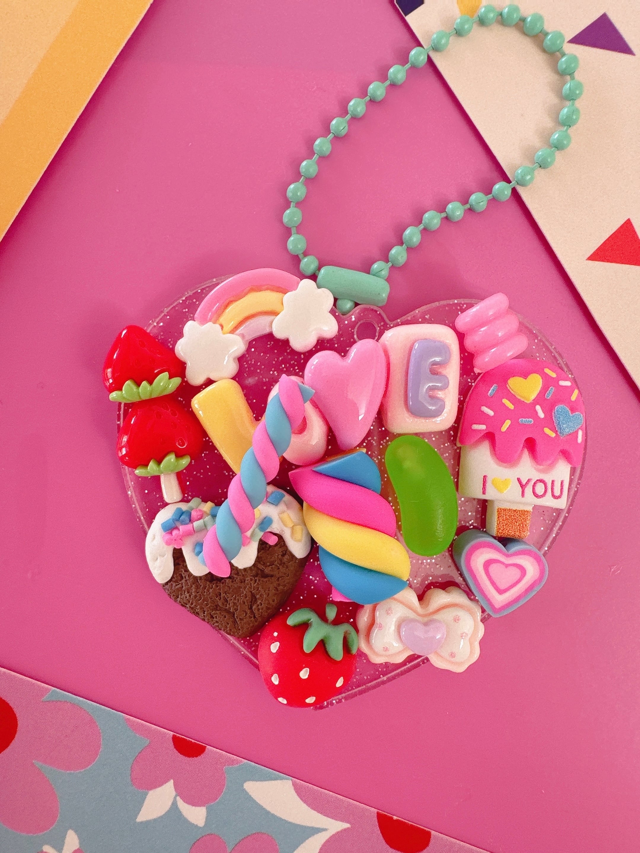 キーホルダーデコ♡K-1