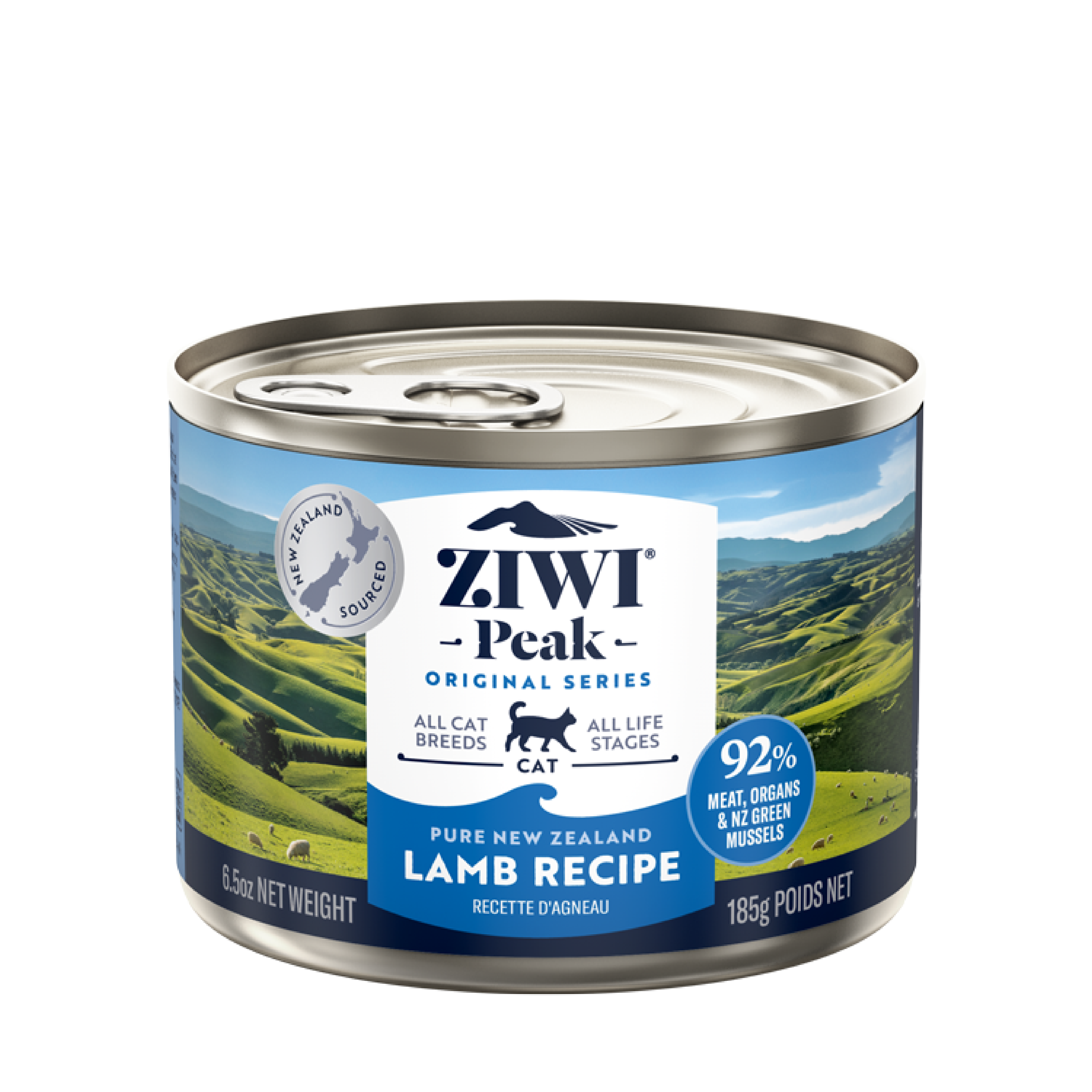 ZIWI Peak (ジウィ ピーク) キャット缶 ラム 185g|全猫種・全年齢対応 【正規品】
