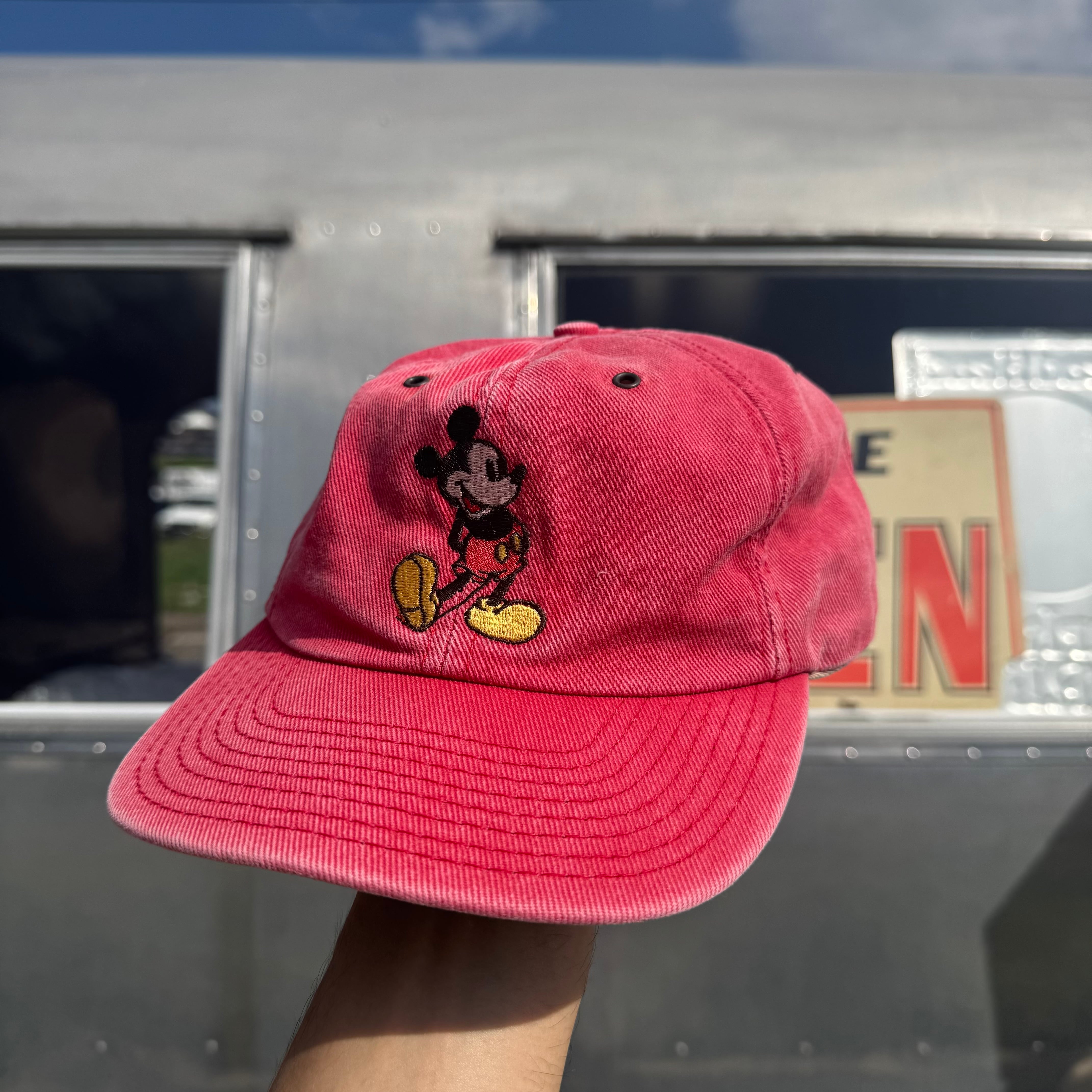 90's VINTAGE "Mickey Mouse" Souvenir Cap walt disney/ USA MADE